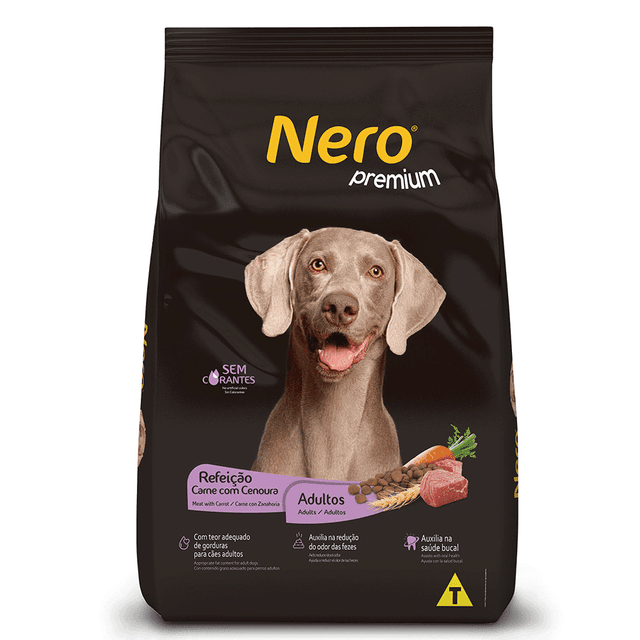 Nero Premium Cães Adultos Refeição Carne com Cenoura