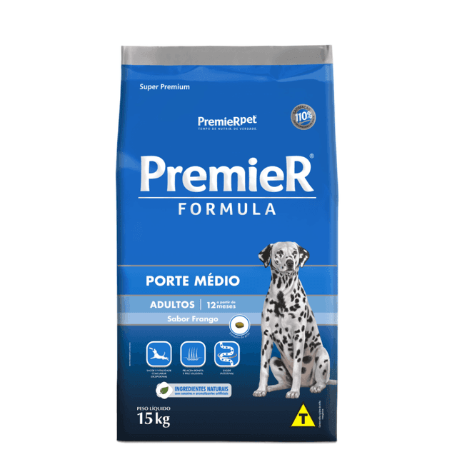 Premier Formula Cães Adultos Raças Médias Frango